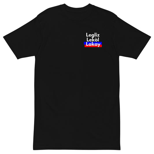 Legliz, Lekol, Lakay Shirt (Printed)