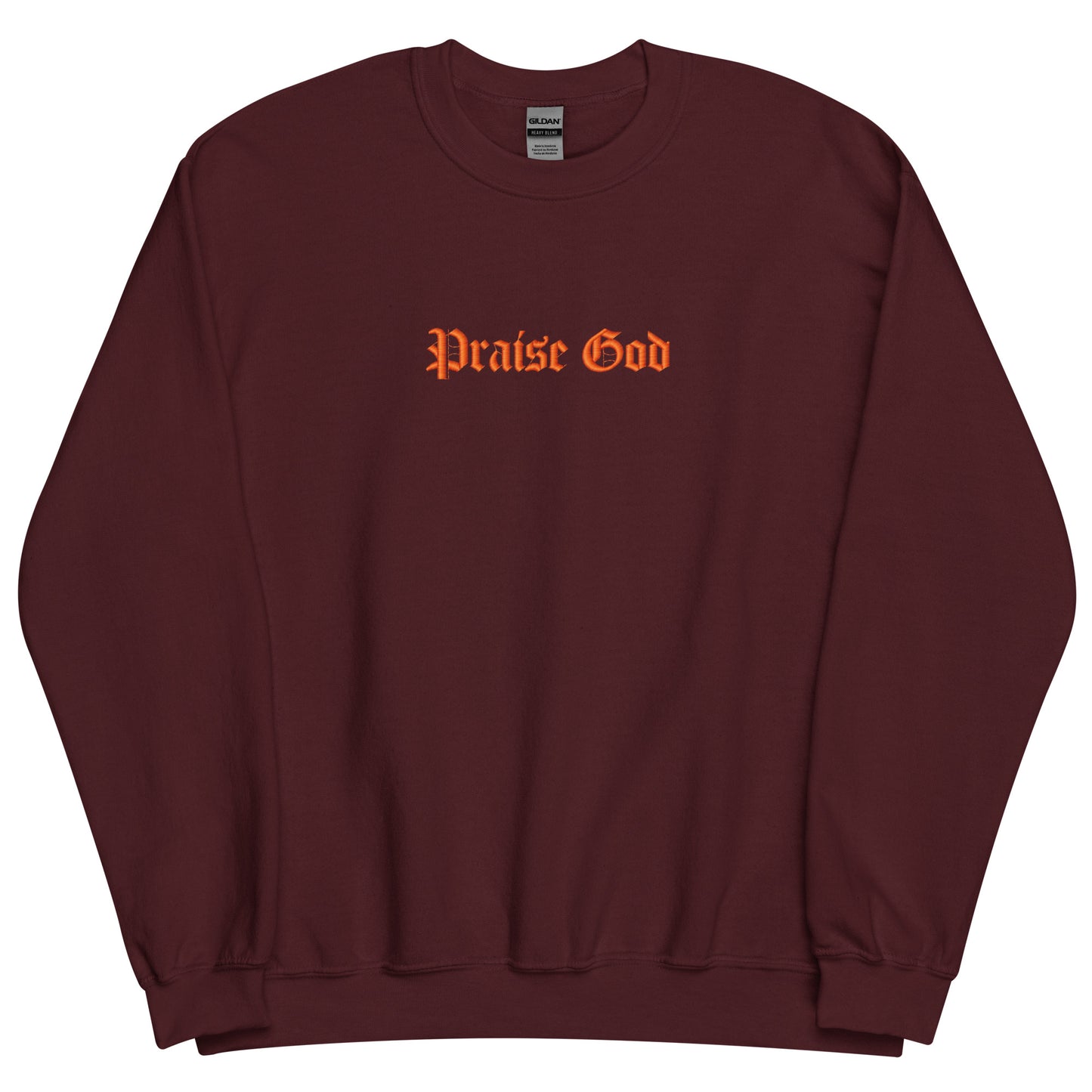 Praise God embroidery Sweatshirt